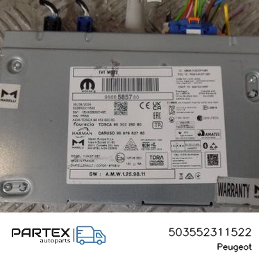 503552311522 - Панель радіо мультимедіа Peugeot 2008 II 2019