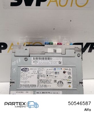50546587 - Панель радіо мультимедіа Alfa Romeo Giulia 2016