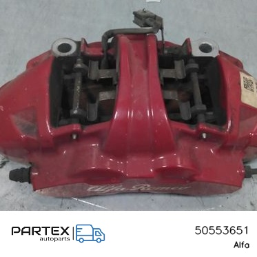 50553651 Передній гальмівний супорт Alfa Romeo Stelvio 2019