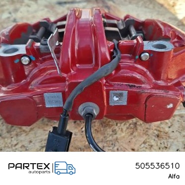 505536510 Передній гальмівний супорт Alfa Romeo Stelvio 2016