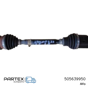 505639950 Піввісь передня Alfa Romeo Stelvio 2019