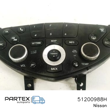 51200988H - Панель клімат-контролю Nissan Primera 2004