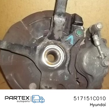 517151C010 - Поворотний кулак переднього колеса Hyundai Getz 2004