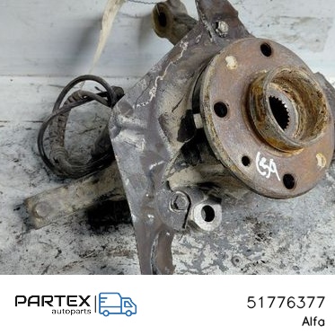 51776377 - Поворотний кулак переднього колеса Fiat Punto Evo 2012