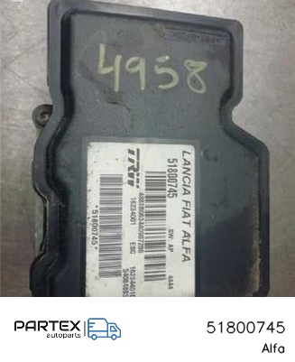 51800745 - Блок керування ABS Alfa Romeo 159 2009