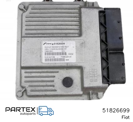 51826699 - Блок керування двигуном ECU Fiat Idea 2014