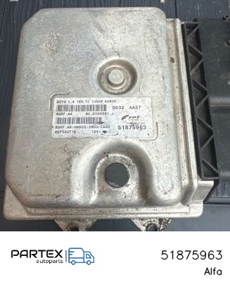 51875963 - Блок керування двигуном Alfa Romeo Mito 2011