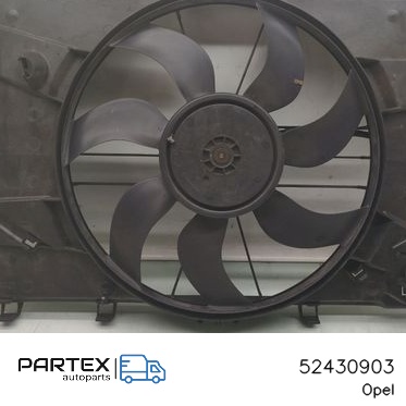 52430903 - Електровентилятор радіатора Opel Astra J 2015