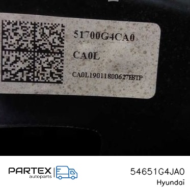 54651G4JA0 - Поворотний кулак переднього колеса Hyundai i30 2007
