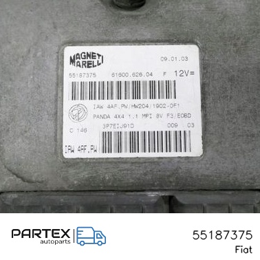 55187375 - Блок керування двигуном Fiat Panda II 2011