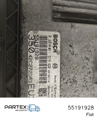 55191928 - Блок керування двигуном Fiat Idea 2009