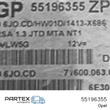 55196355 - Блок керування двигуном ECU Opel Corsa C 2018
