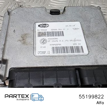 55199822 - Блок керування коробкою передач Alfa Romeo GT 2004