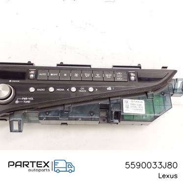 5590033J80 - Панель кондиціонера Lexus ES 300h (7th Gen) 2021