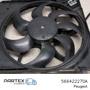 566422270A - Електровентилятор радіатора Peugeot 208 II 2023