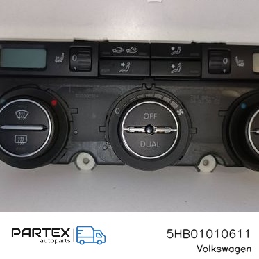 5HB01010611 - Панель клімат-контролю Volkswagen Eos 2009