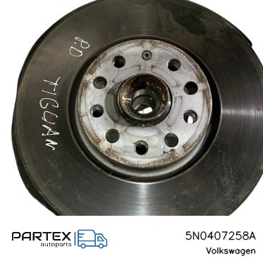 5N0407258A Поворотний кулак цапфа Volkswagen Tiguan Allspace 2022