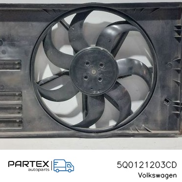 5Q0121203CD - Електровентилятор радіатора Volkswagen PASSAT B8 USA 2017