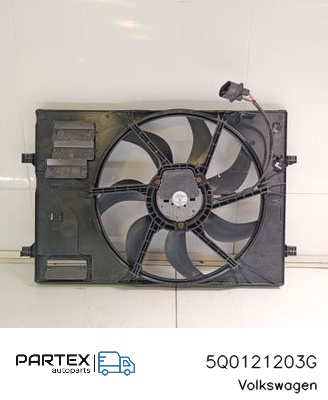 5Q0121203G - Електровентилятор радіатора Volkswagen Golf VII 2015