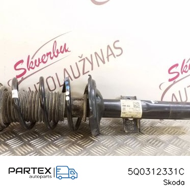 5Q0312331C - Передній амортизатор у зборі з пружиною Skoda Kamiq 2023