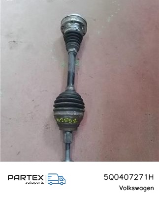 5Q0407271H Піввісь передня Volkswagen Golf VII 2022