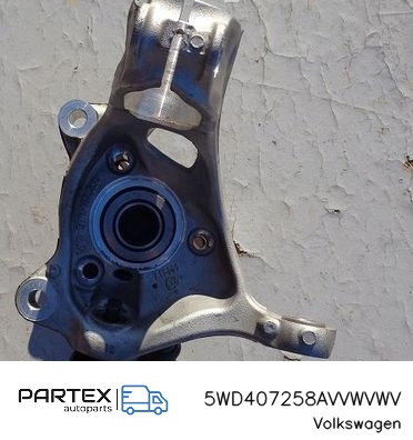 5WD407258AVVWVWV - Поворотний кулак переднього колеса Volkswagen Tiguan Allspace 2002