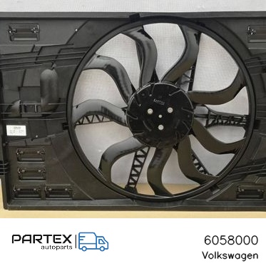 6058000 - Електровентилятор радіатора Volkswagen Golf VIII 2020