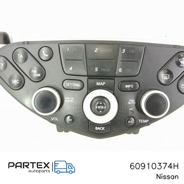 60910374H - Панель клімат-контролю Nissan Primera 2005