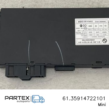 61.35914722101 - Блок комфорту Mini One - Cooper Coupe R56 2008