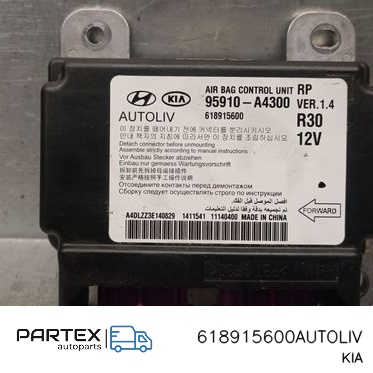 618915600AUTOLIV - Блок керування Airbag KIA Carens III 2014