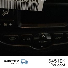 6451EK - Панель клімат-контролю Peugeot 206 CC 2006