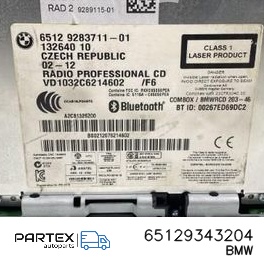 65129343204 - Панель радіо мультимедіа BMW X1 E84 2013