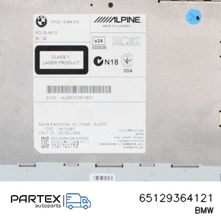 65129364121 - Панель радіо мультимедіа BMW X3 F25 2013