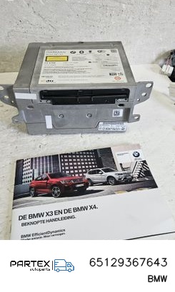 65129367643 - Панель радіо мультимедіа BMW X3 F25 2017