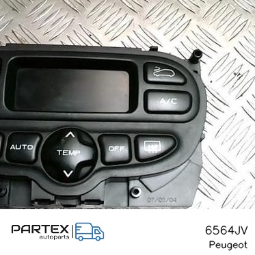 6564JV - Панель клімат-контролю Peugeot 206 CC 2004