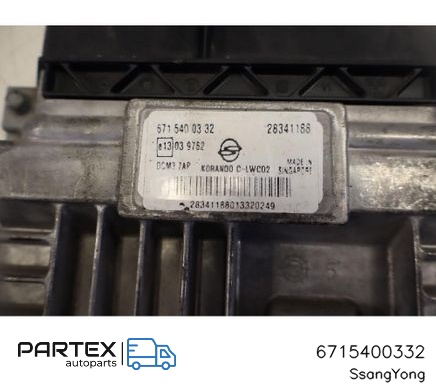 6715400332 - Блок керування двигуном SsangYong Korando 2015