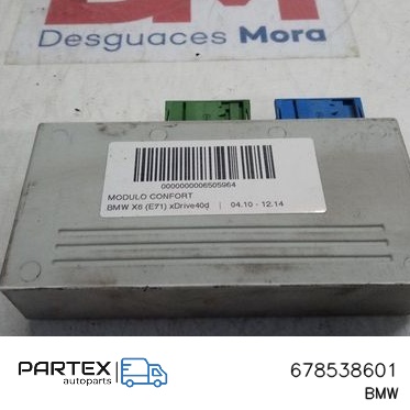 678538601 - Блок комфорту BMW X6 E71 2011