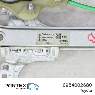 6984002680 Склопідйомник Toyota Corolla E210 E21 2020