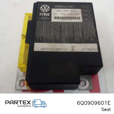 6Q0909601E - Блок керування Airbag Volkswagen Polo IV 9N3 2007