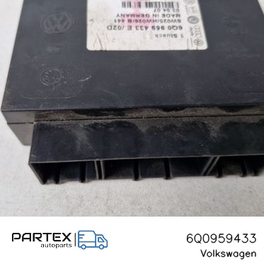 6Q0959433 - Блок керування центральним замком Volkswagen Polo IV 9N3 2001