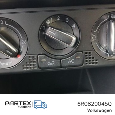 6R0820045Q - Панель клімат-контролю Volkswagen Polo IV 9N3 2009