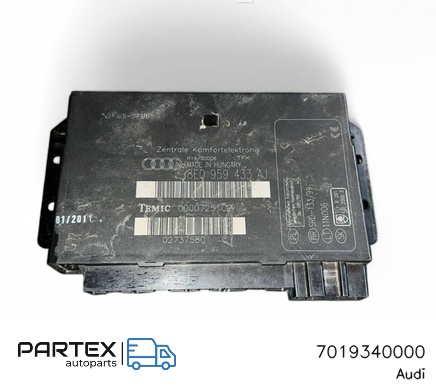 7019340000 - Блок комфорту Audi A4 S4 B6 8E 8H 2004