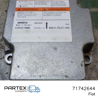 71742644 - Блок керування Airbag Fiat Sedici 2008