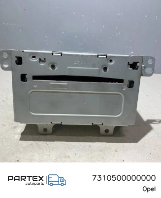 7310500000000 - Панель радіо мультимедіа Opel Astra J 2013