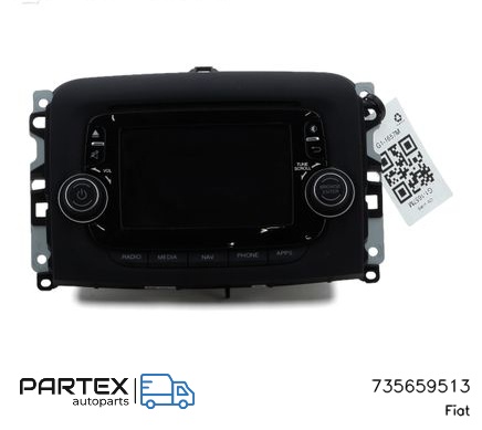 735659513 - Панель радіо мультимедіа Fiat 500L 2017