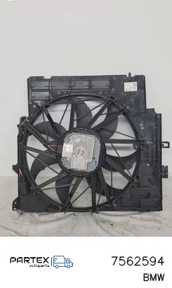 7562594 - Електровентилятор радіатора BMW X3 F25 2015