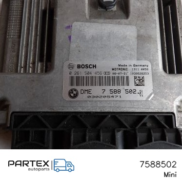 7588502 - Блок керування двигуном ECU Mini One - Cooper Coupe R56 2008