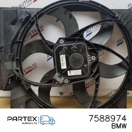 7588974 - Електровентилятор радіатора BMW X1 E84 2014