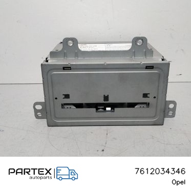 7612034346 - Панель радіо мультимедіа Opel Astra J 2013