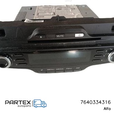 7640334316 - Панель радіо мультимедіа Alfa Romeo Giulietta 2013